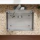 Elkay Crosstown® 2-Piece Polished Satin 25" x 22" x 6" 3-Hole Single Bowl Dual Mount ADA Sink Set-3