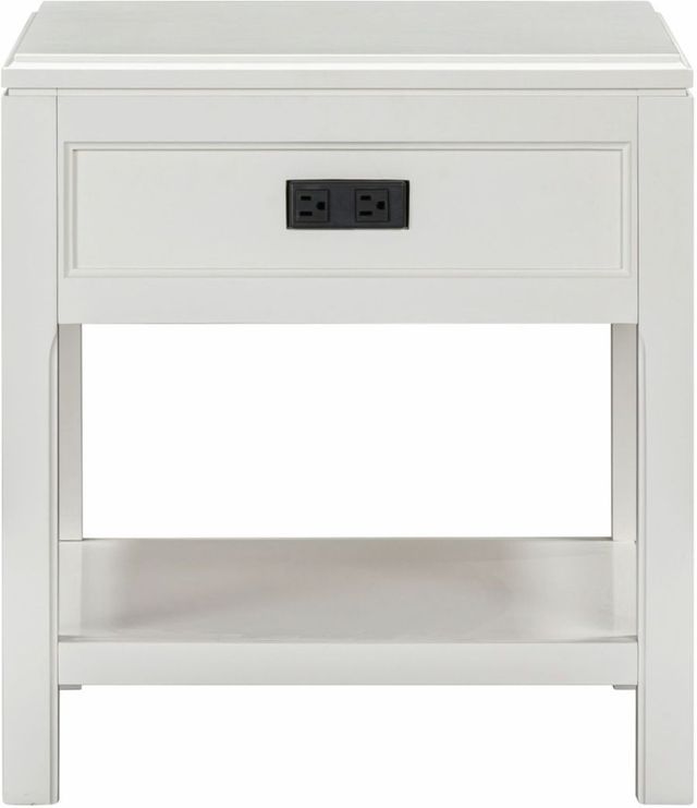 aspenhome® Alexander White End Table-4