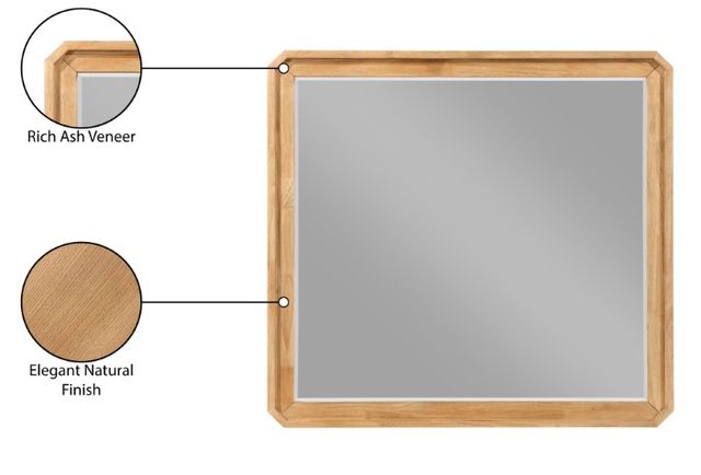 Meridian Furniture Parker Natural Mirror-3