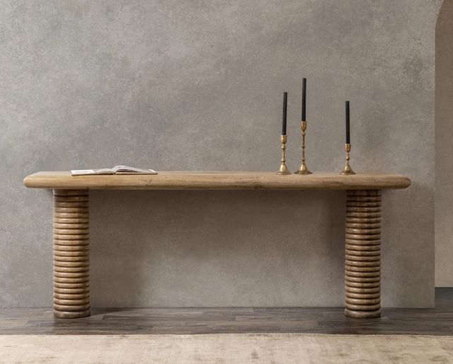 Classic Home Ilaria Sand Washed Console Table-1