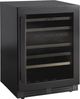 Marathon® 24" Black Stainless Steel Wine Cooler-3