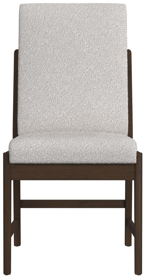 Elements International Brisbane Beige/Brown Dining Side Chair-3