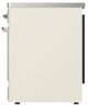 Ilve® Majestic III 30" Antique White Pro Style Induction Range with Solid Door and Chrome Trim-2