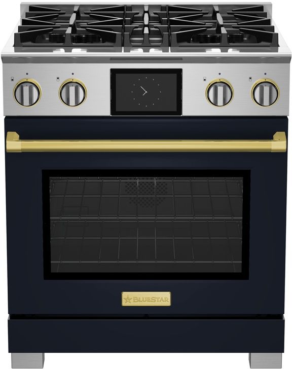 BlueStar® 30" Custom Pro Style Dual Fuel Range-0