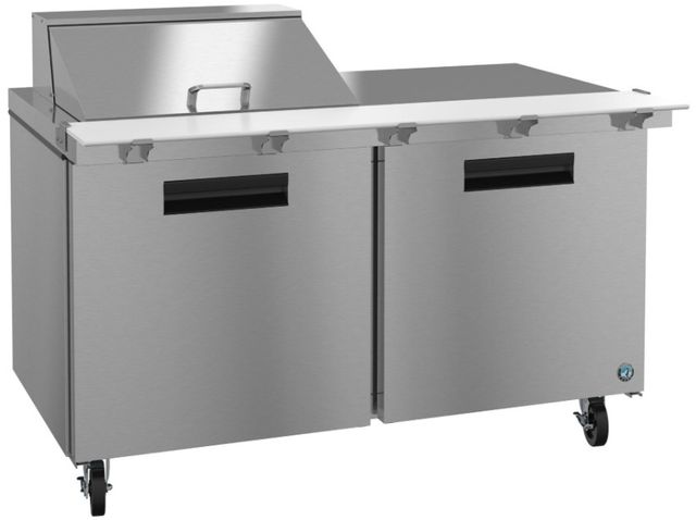Hoshizaki 60" 17.55 Cu. Ft. Stainless Steel Two Section Mega Top Prep Table Refrigerator-1