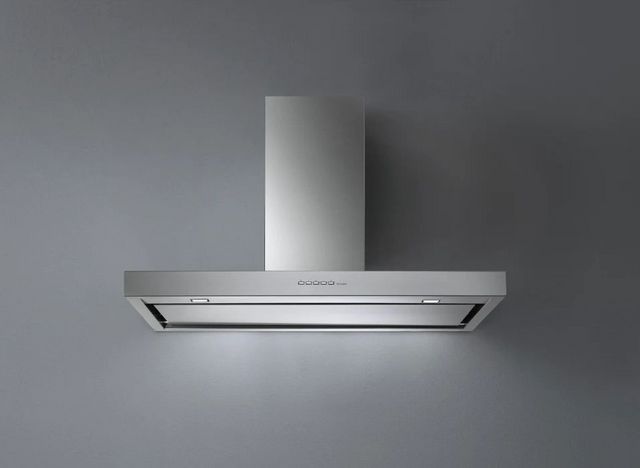 Falmec Plane Top 48" Scotch Brite Fasteel Wall Mounted Range Hood-1