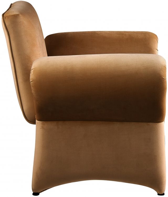 Meridian Furniture Fleurette Saddle Velvet Accent Chair-3