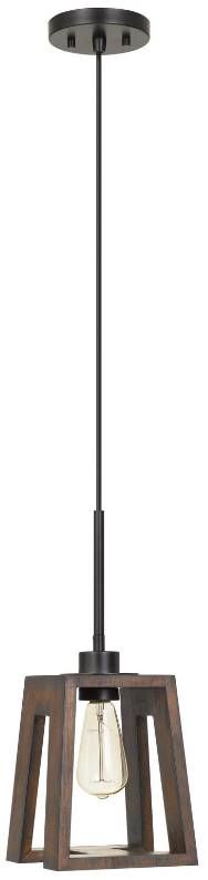 Cal® Lighting & Accessories Biel Brown Mini Pendant-1