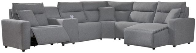 Signature Design by Ashley® Modmax II 6-Piece Pepper/Salt Right-Arm Facing Power Reclining Sectional and Chaise-0
