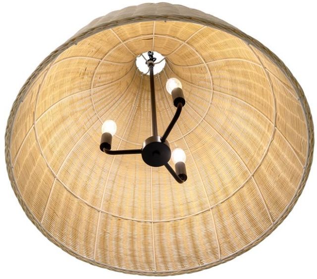 YHD Marama Rattan Beige 3-Lights Large Pendant Lighting-3