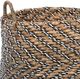 Dovetail Furniture Raeni Black/Natural/White Basket-1