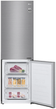 LG 11.9 Cu. Ft. Platinum Silver Counter Depth Bottom Freezer Refrigerator-3