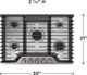 Frigidaire Gallery® 30" Stainless Steel Gas Cooktop-1