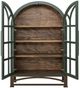 International Furniture Direct Obsidian Green Teal Cabinet-4