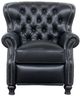 BarcaLounger® Presidential Wenlock Onyx Leather Manual Recliner-3