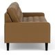EQ3 Reverie 86'' Leather Sofa with Low Armrest-3