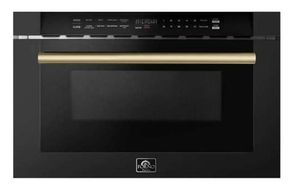 FORNO Black Microwave Drawer FORNO Black Microwave Drawer