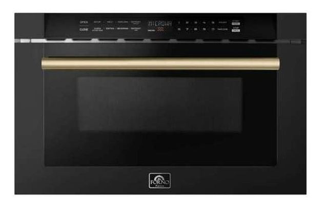 FORNO® Capoliveri Espresso 1.2 Cu. Ft. Black Built In Microwave Drawer-0
