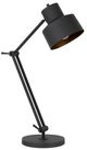 Cal® Lighting & Accessories Davidson Matte Black Desk Lamp-0