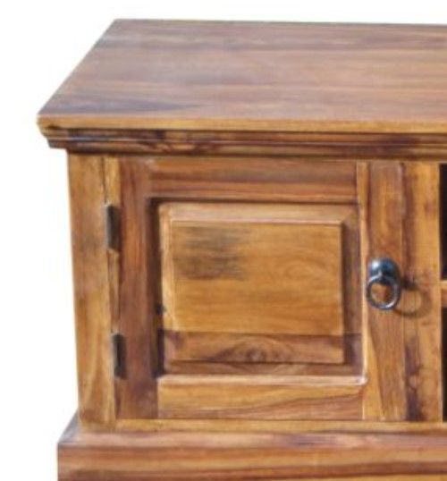 Jaipur Furniture Ganga Brown Plasma TV Cabinet-1