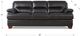 Hydeline® Luxor Gunmetal Black Sofa-1