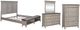 Liberty Furniture Ivy Hollow 4-Piece Dusty Taupe/Weathered Linen King Storage Panel Bed Set-0