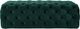 TOV Furniture Kaylee Jumbo Green Velvet Ottoman-0