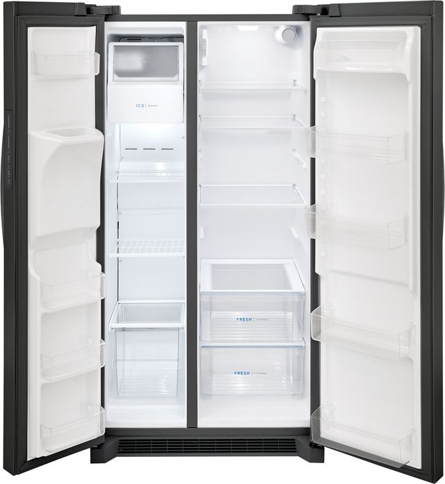 Frigidaire® 36" 25.6 Cu. Ft. Black Stainless Steel Side-by-Side Refrigerator-1