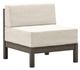 Homecrest™ Outdoor Living Customizable Willow Cushion Fabric/Plastic Outdoor Armless Center Chat Chair-0