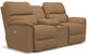 La-Z-Boy® Brooks Fawn Power Reclining Loveseat with Headrest and Console-1