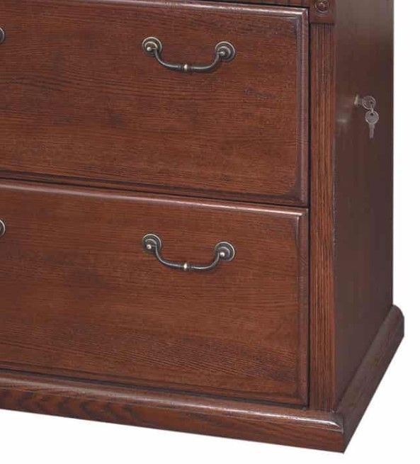 Martin Furniture Huntington Burnish 2-Drawer Lateral File Cabinet-1