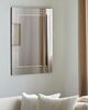 Surya Seymore Mirror Clear 24" Accent Mirror-3