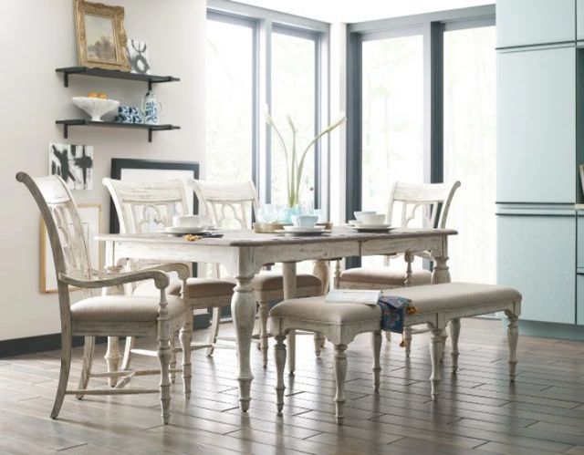 Kincaid® Weatherford Cornsilk Belmont Dining Bench-1