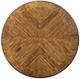 Flexsteel® Plymouth® Distressed Graywash Round Counter Table with Medium Brown Top-2