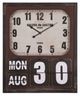 YHD Rusted Red/White Wall Clock-0