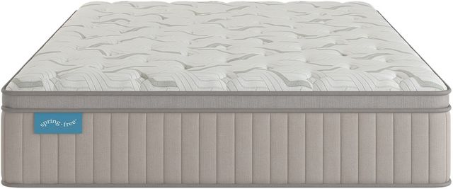 Sherwood® Bedding Spring Free™ Approachable Latex Ultra Soft Euro Top Twin Mattress-2