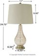 Lampe de table en verre Latoya de Signature Design by Ashley®-2
