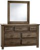 Vaughan-Bassett Maple Road Maple Syrup Triple Dresser-4