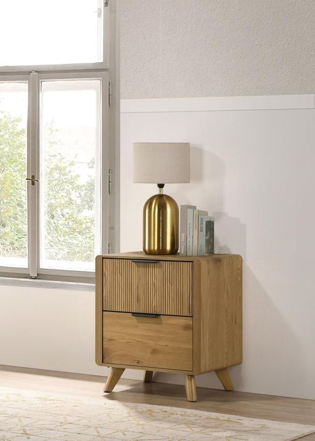 Coaster® Bennett Light Oak Nightstand-1