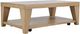 Jofran Inc. Laurel Creek Natural Castered Leg Cocktail-0