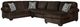 Signature Design by Ashley® Kimlee 3-Piece Chocolate Right-Arm Facing Sectional and Chaise-0