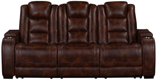 New Classic® Home Furnishings Chester Brown Power Reclining Sofa-2