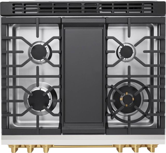 LG SIGNATURE 30” Iconic Collection Essence White Slide-In Gas Range with Dynamic Probake Convection® , Air Fry, and Air Sous Vide-2