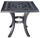 CabanaCoast® Customizable Pure Cast Aluminum 21'' Outdoor Square Side Table-0