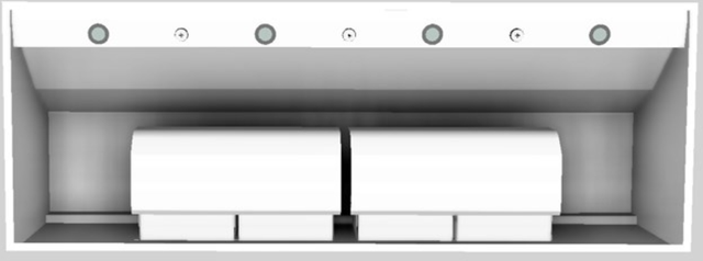 Vent-A-Hood® 66" White Wall Mounted Range Hood-3