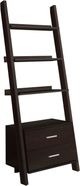 Monarch Specialties Inc. Espresso Ladder Bookcase-0