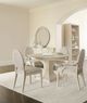 Bernhardt East Hampton Cerused Linen/Gray Dining Arm Chair-1