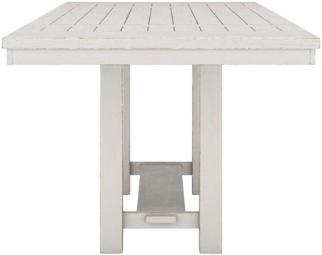 Signature Design by Ashley® Robbinsdale Antique White Counter Height Dining Extension Table-2