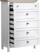 Magnussen Home® Windmill Harbour Sand/White Whisp Drawer Chest-1