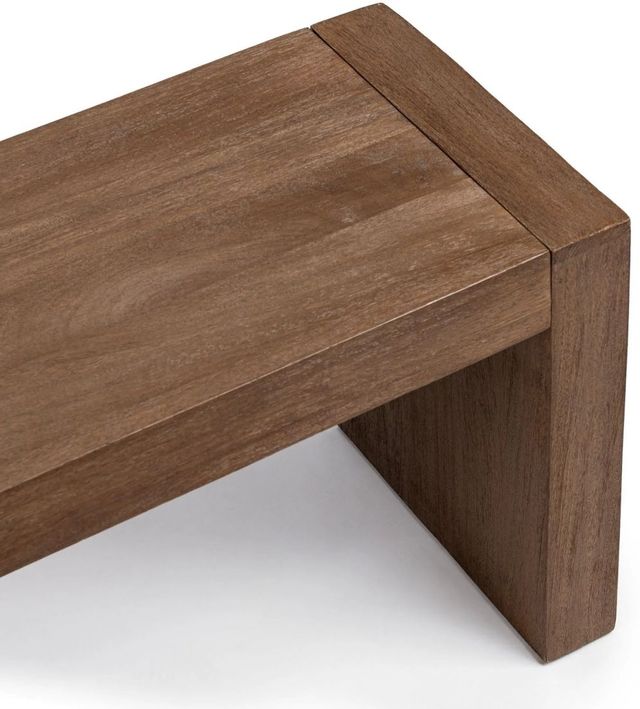 Classic Home Glendale Toasted Chestnut 64" Dining Bench-4